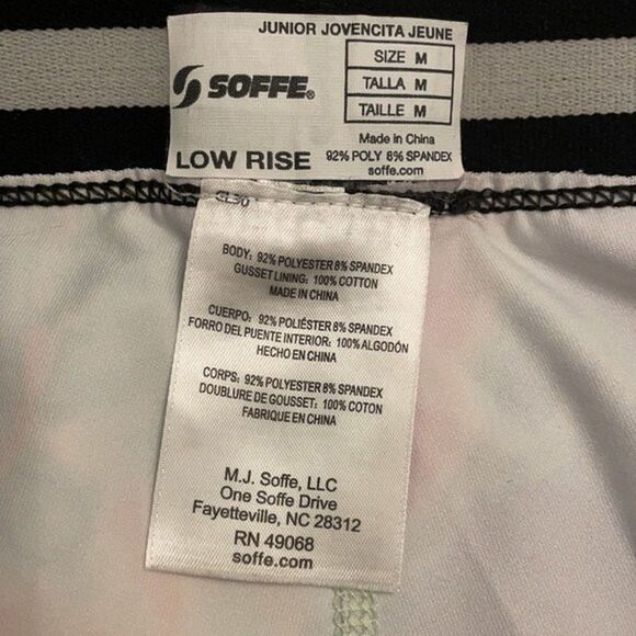 Soffe Dri Multicolor Athletic Low Rise Leggings Junior Size Medium - Picture 2 of 12